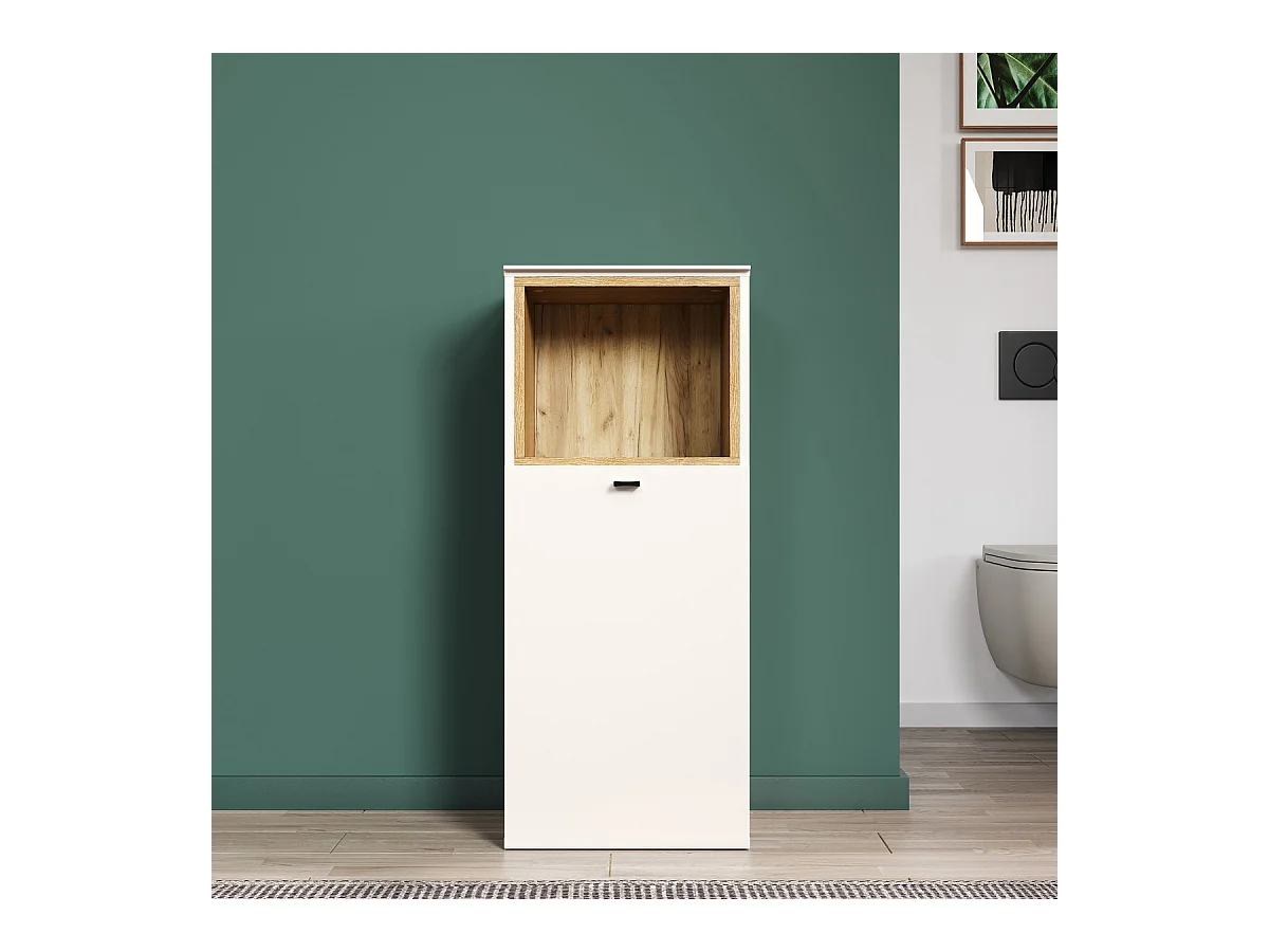 Armoire à Usages Multiples Sao Paulo, Beige, 40x95x31 cm, Seven Design