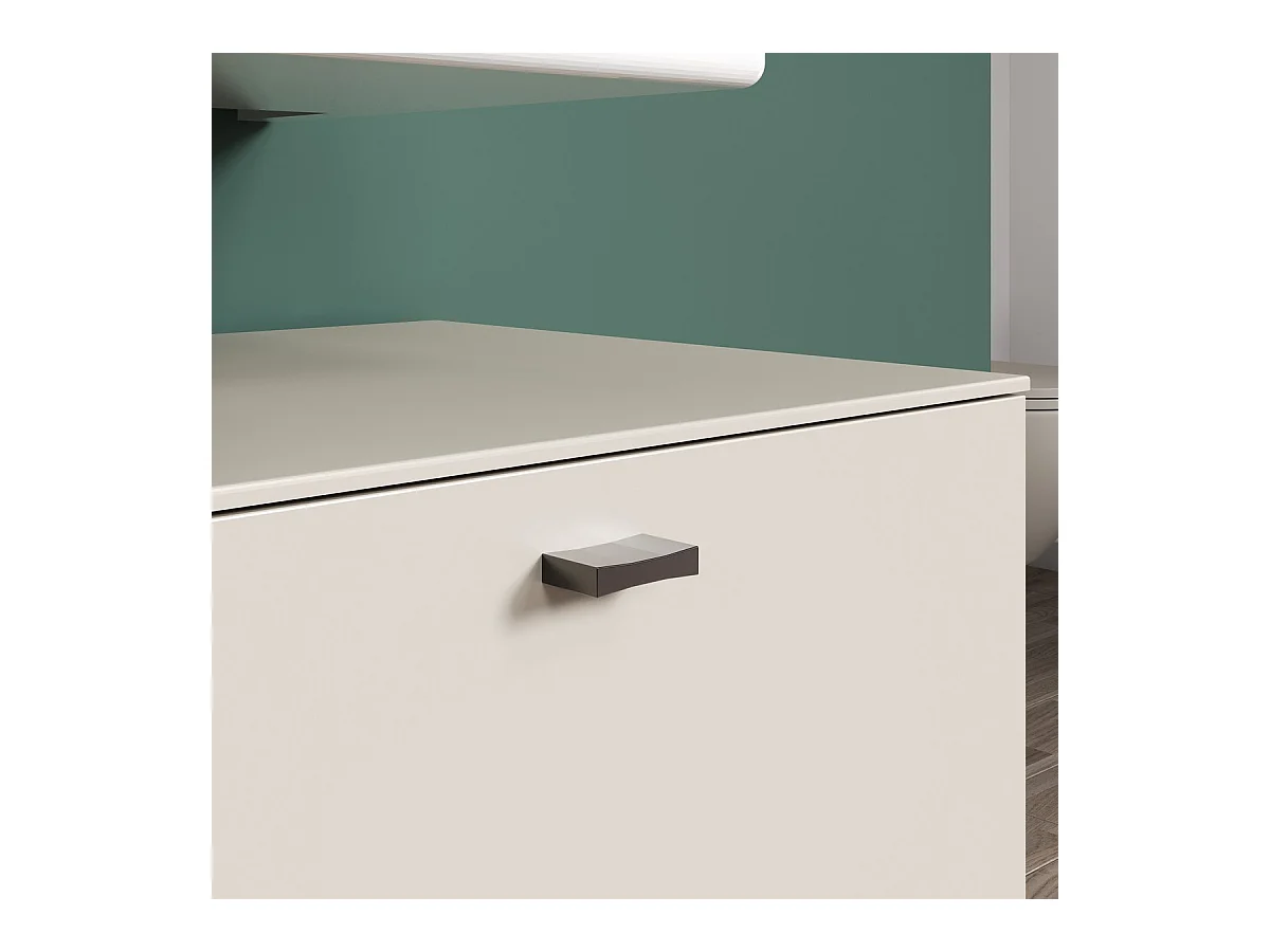 Armoire à Usages Multiples Sao Paulo, Beige, 40x95x31 cm, Seven Design