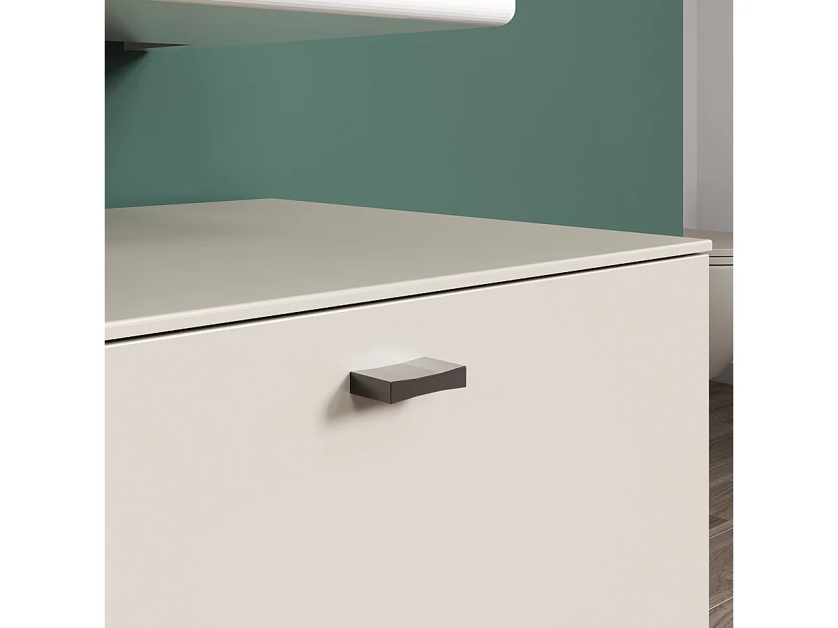 Mueble Multiusos Sao Paulo, Beige, 40x95x31 cm, Seven Design