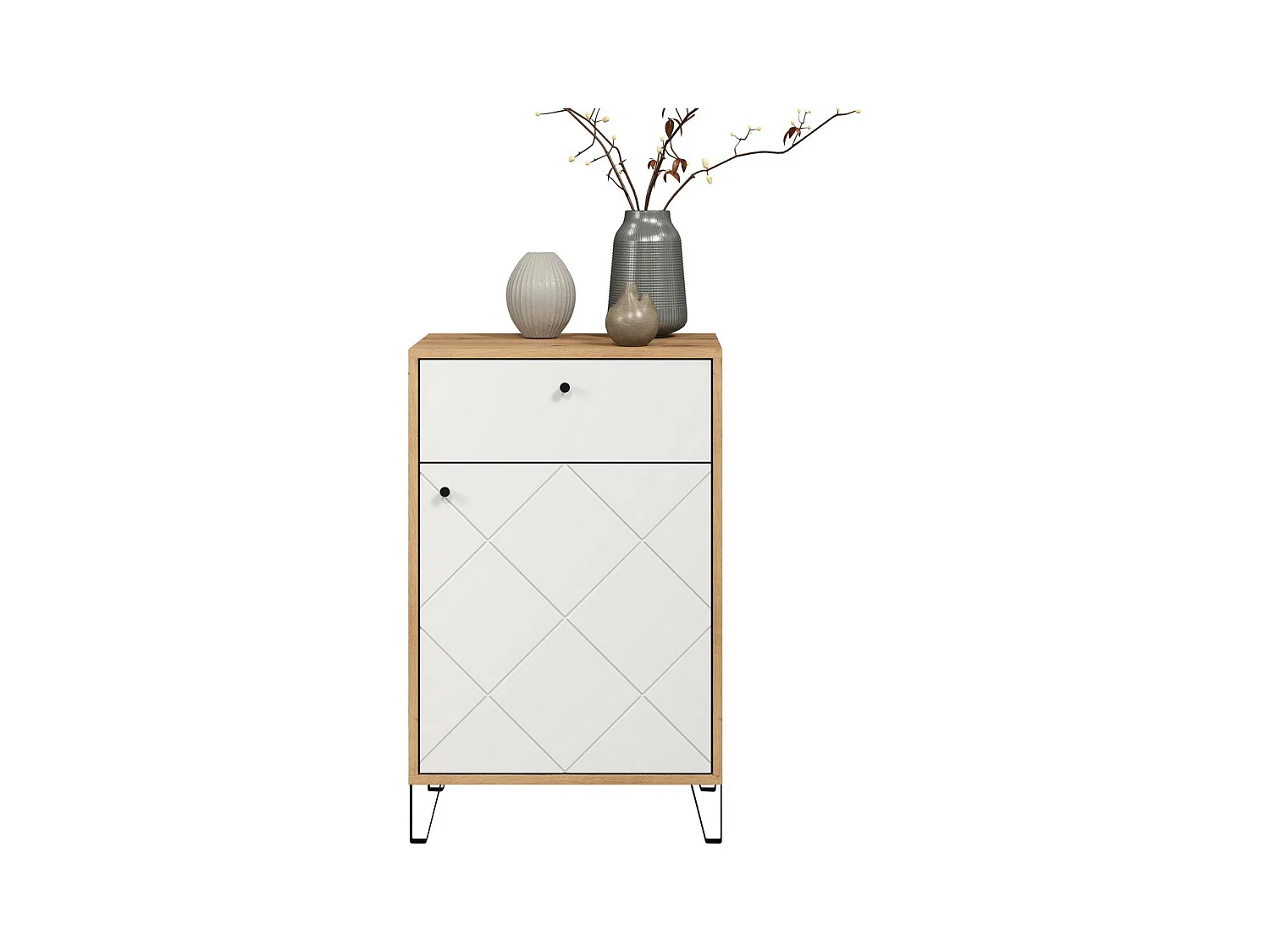 Multifunctionele Kast Touch, Bruin, 63x96x40 cm, Seven Design