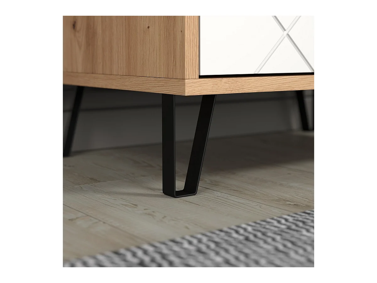 Multifunctionele Kast Touch, Bruin, 63x96x40 cm, Seven Design