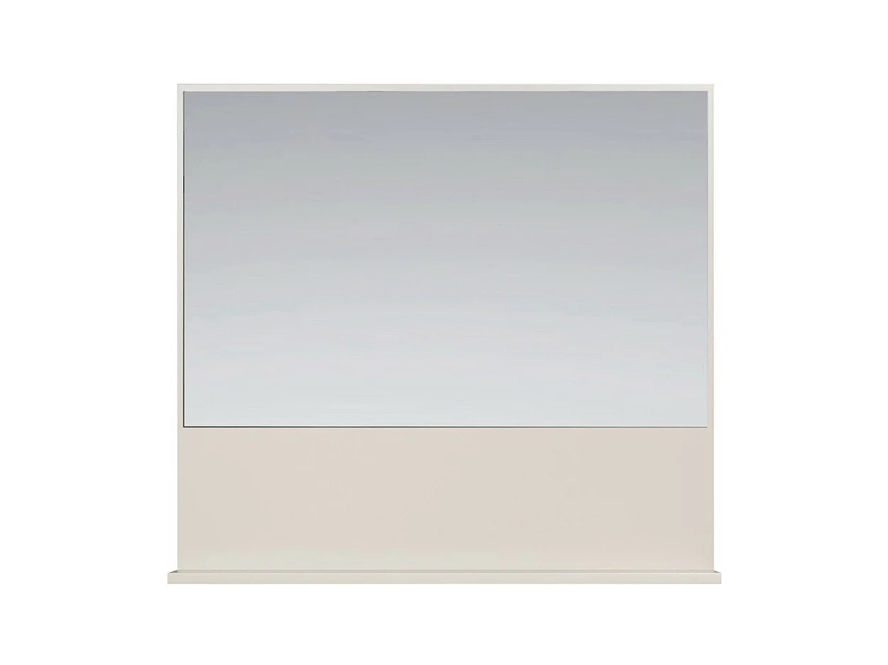 Espejo con Estante Sao Paulo, Beige, 80x74x14 cm, Epikasa