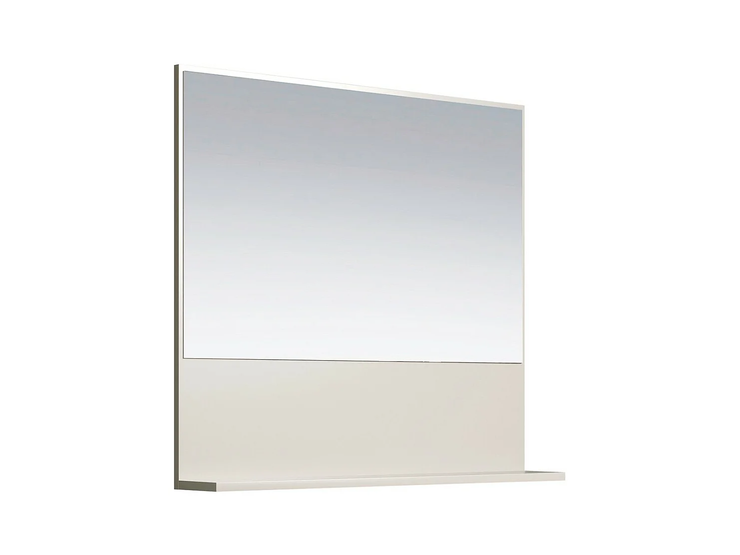 Miroir avec Étagère Sao Paulo, Beige, 80x74x14 cm, Epikasa