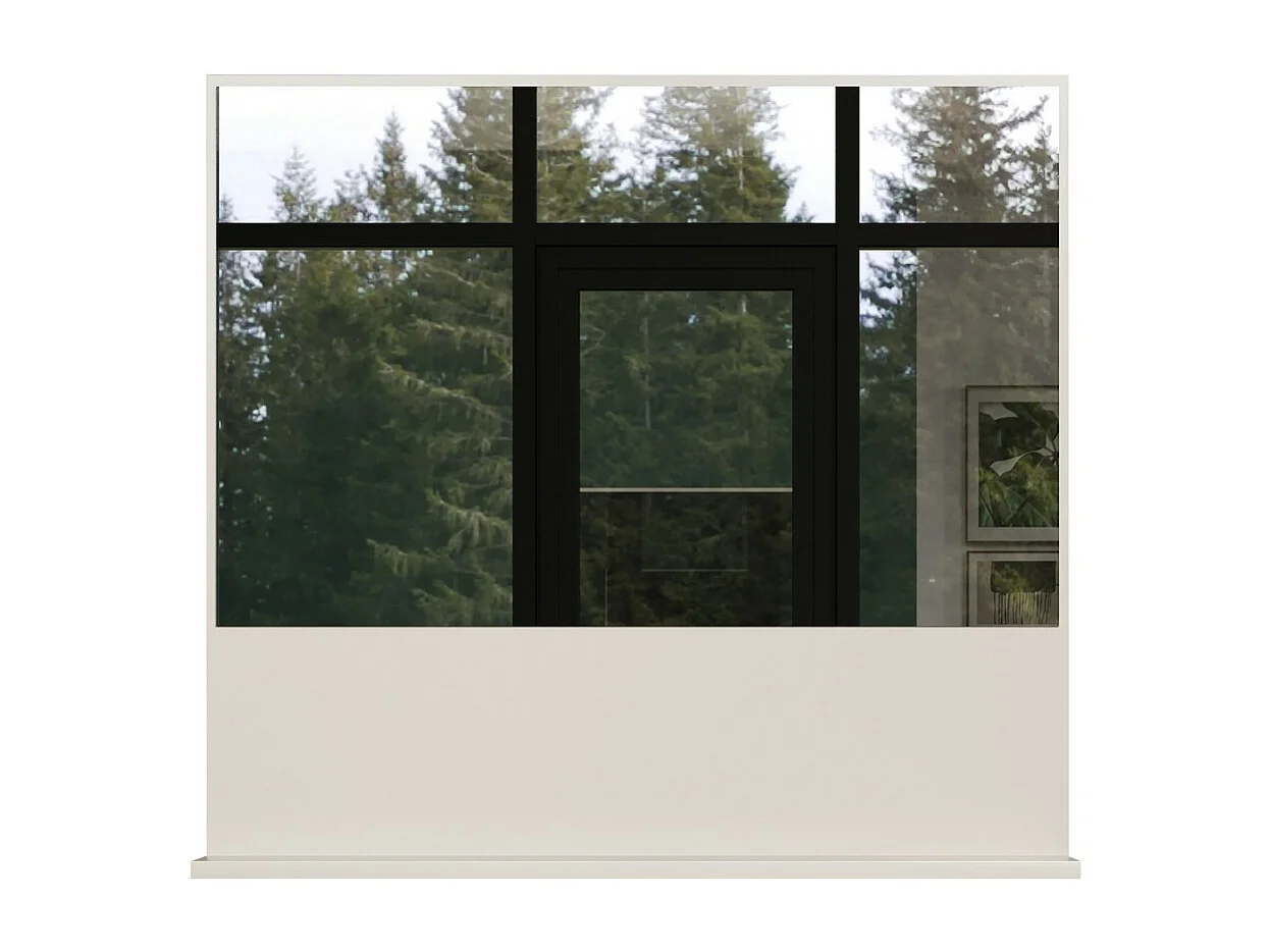 Miroir de Salle de Bain avec Étagère Sao Paulo, Beige, 80x14x74 cm, Seven Design