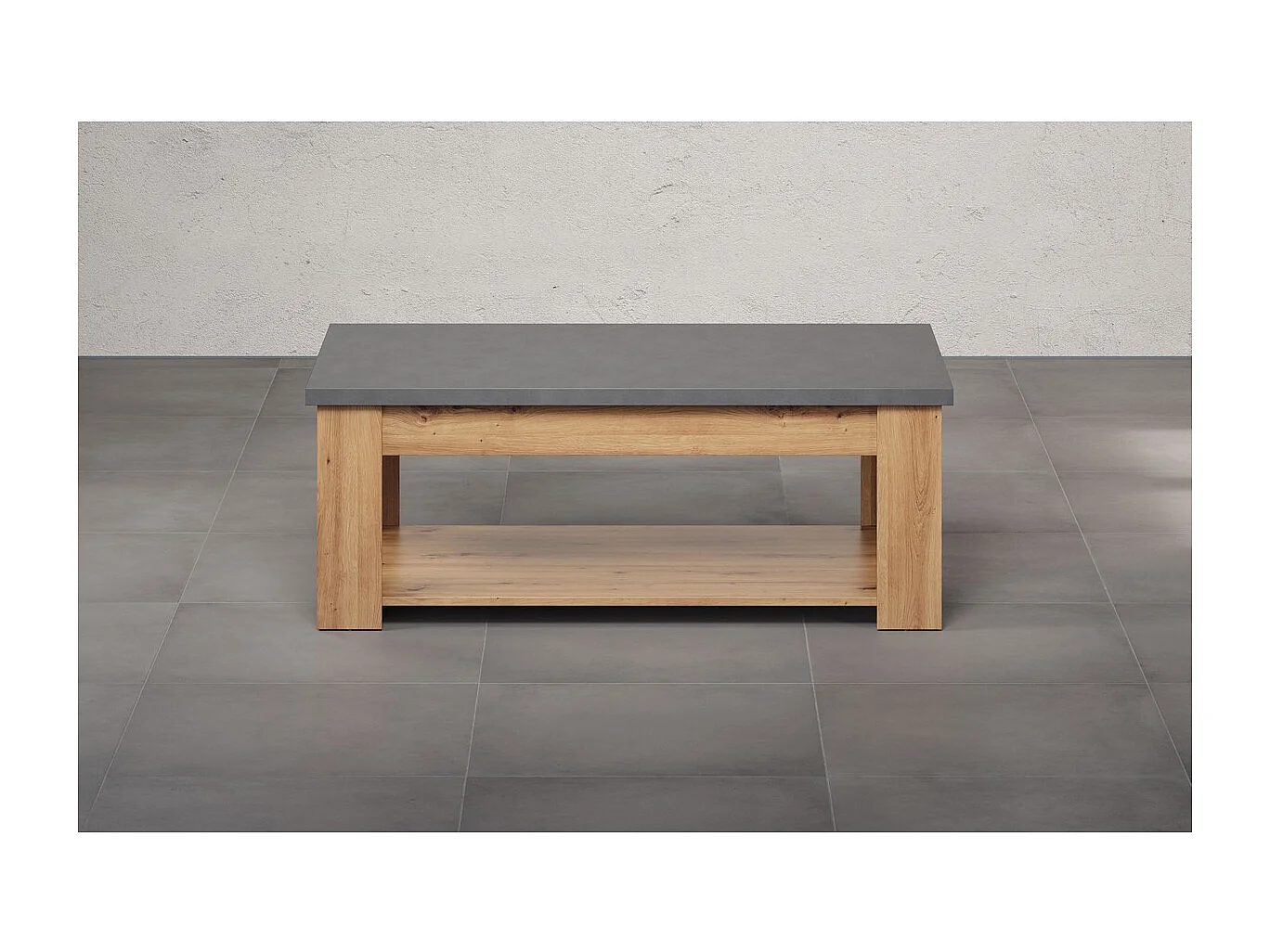 Table Basse Follow, Anthracite, 120x46x67 cm, Epikasa