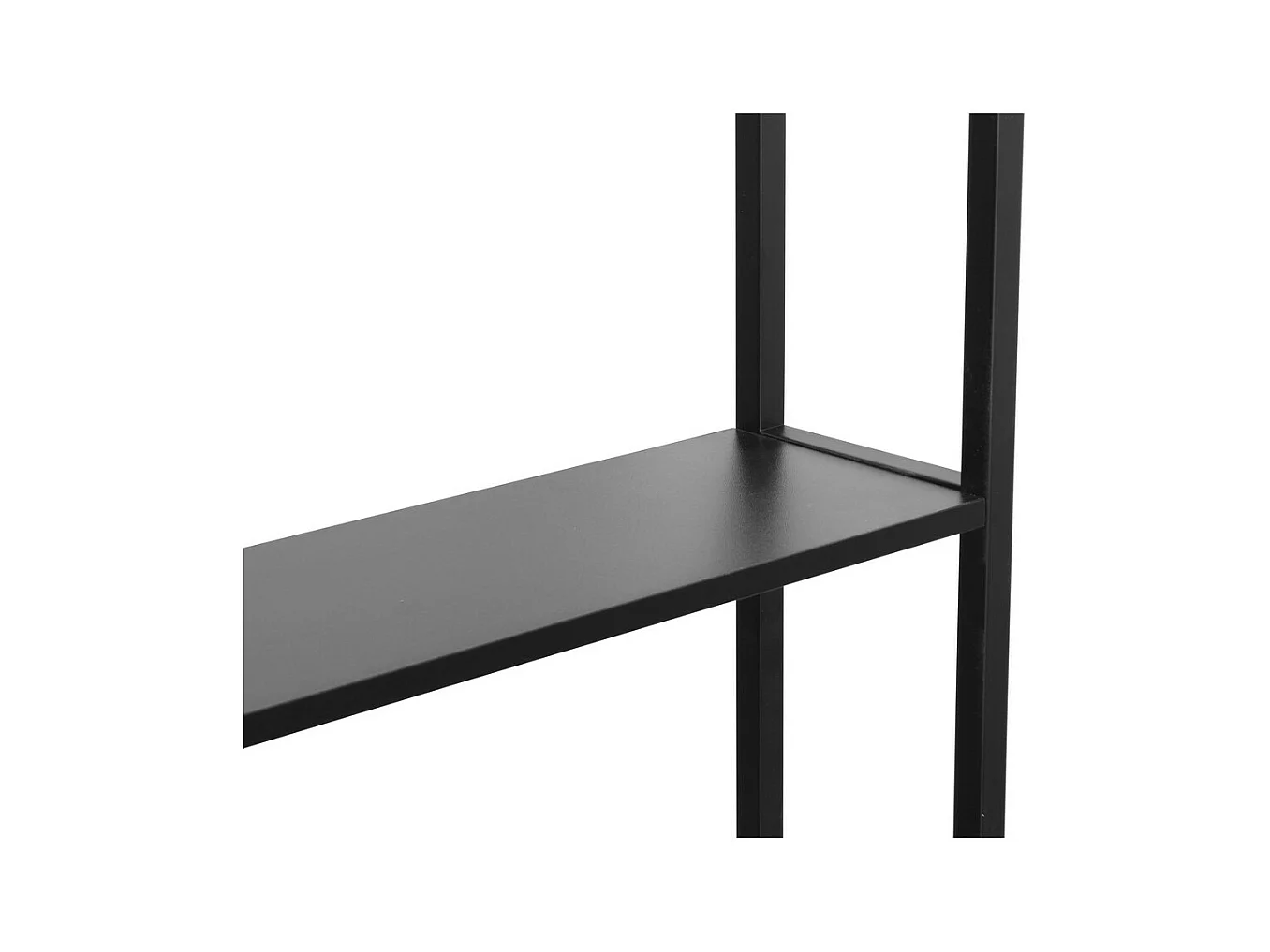 Meuble de Salle de Bain sur Pied Lorin, Noir, 51x30x190 cm, Seven Design