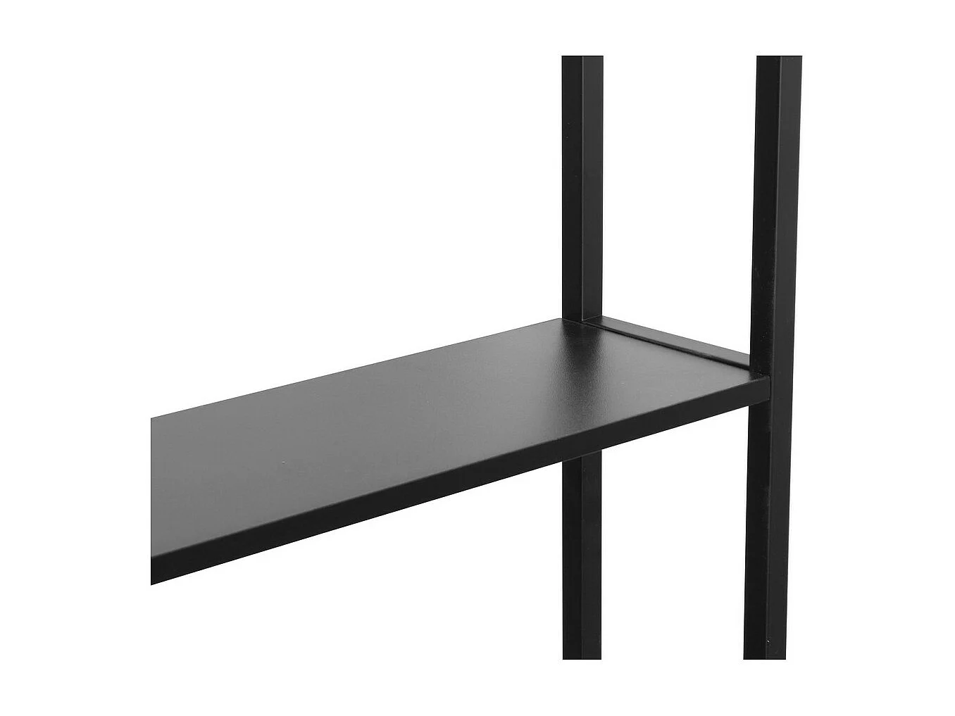 Meuble de Salle de Bain sur Pied Lorin, Noir, 51x30x190 cm, Seven Design