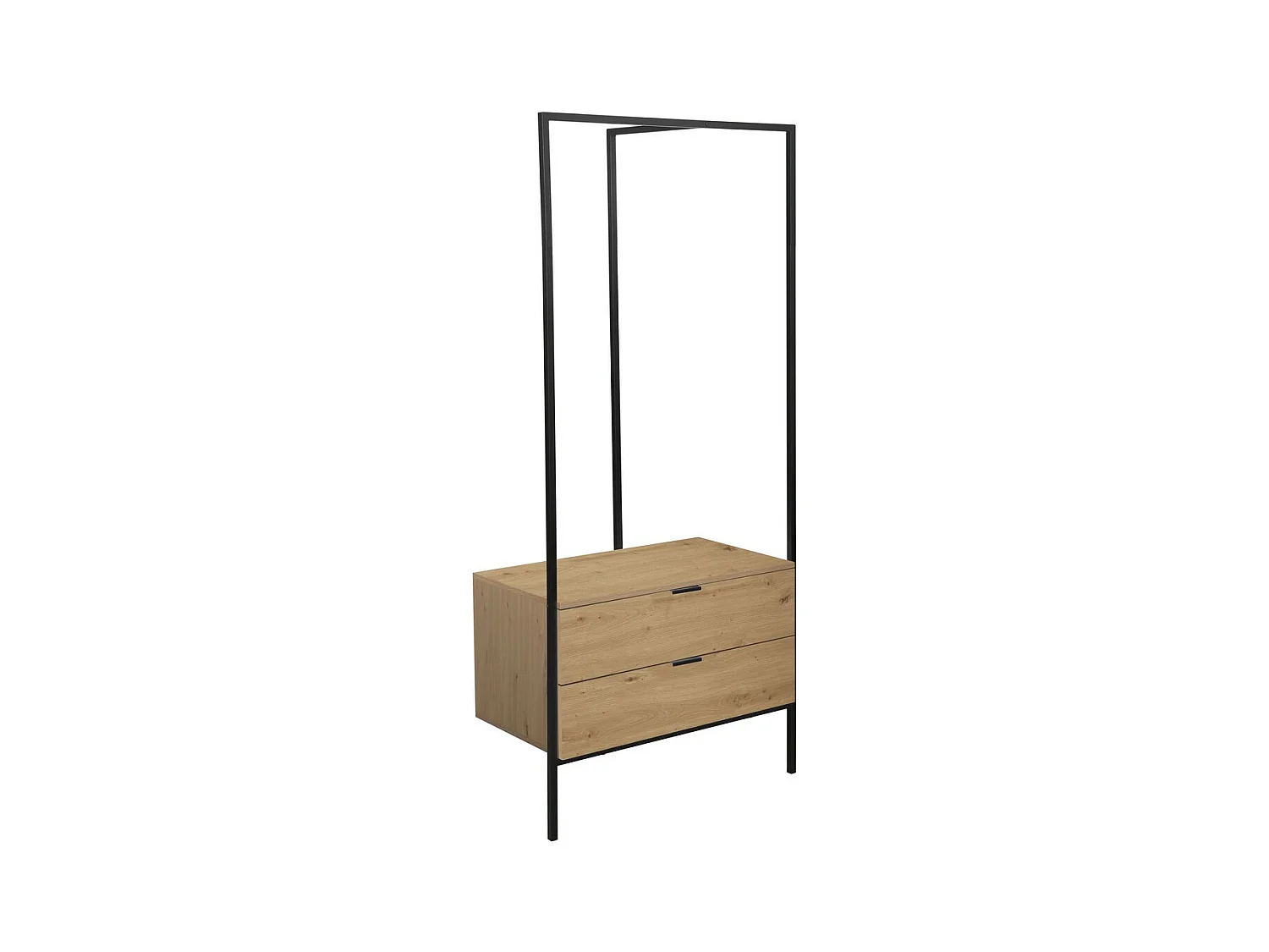 Meuble d'Entrée Jody, Marron, 85x190x47 cm, Epikasa