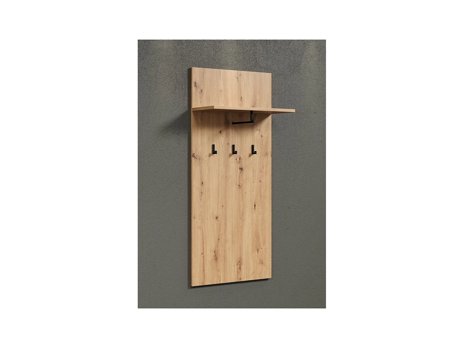 Porte-Manteau Murale Touch, Anthracite, 63x139x30 cm, Seven Design