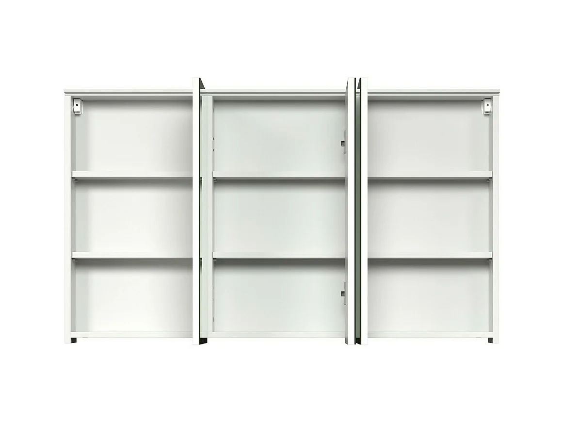 Armario de Pared con Espejo Synnax, Blanco, 120x70x17 cm, Epikasa