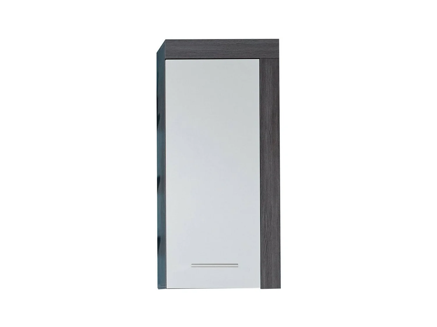 Pensile Bagno Miami, Argento, 36x23x79 cm, Seven Design