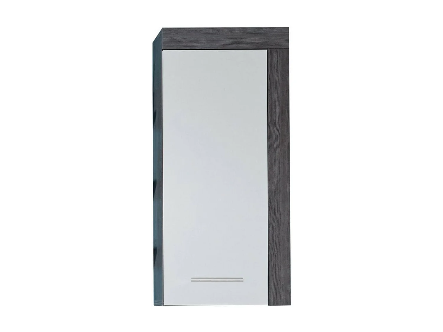 Armoire Murale de Salle de Bain Miami, Argent, 36x23x79 cm, Seven Design