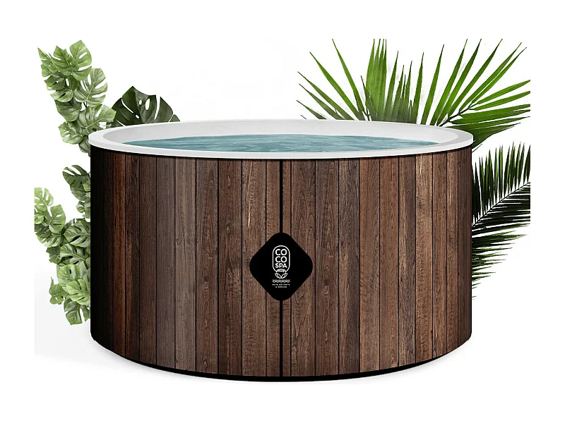 Coco Spa Helsinki Spa Gonflable - 150 Cm De Diamètre - 800 Litres - Moteur 2240 W - 2 à 4 personnes