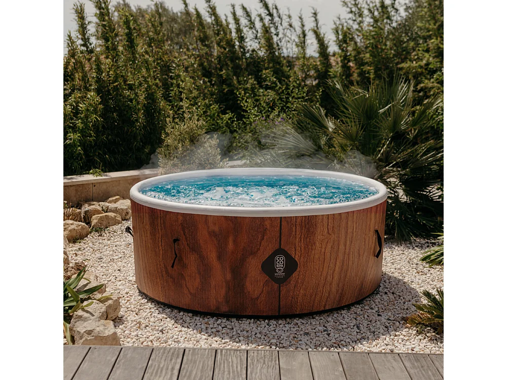 Spa Gonflable Tahiti Coco Spa | 180 Cm De Diamètre | 1100 Litres | Moteur 2240 W | Jusqu'à 6 Personnes