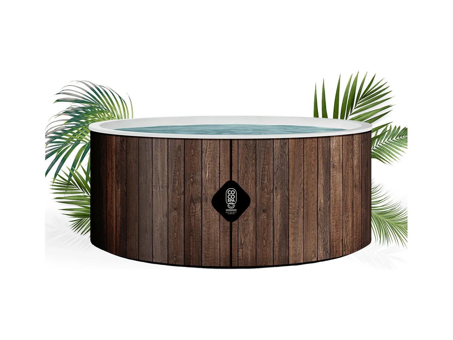 Spa Gonflable Helsinki 180 Cm De Diamètre | 1100 Litres | Moteur 2240 W | Jusqu'à 6 Personnes