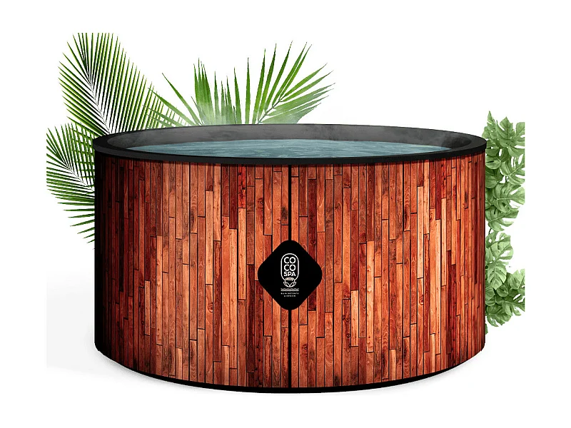 Coco Spa Exotik Spa Gonflable - 150 Cm De Diamètre - 800 Litres - Moteur 2240 W - 2 à 4 personnes