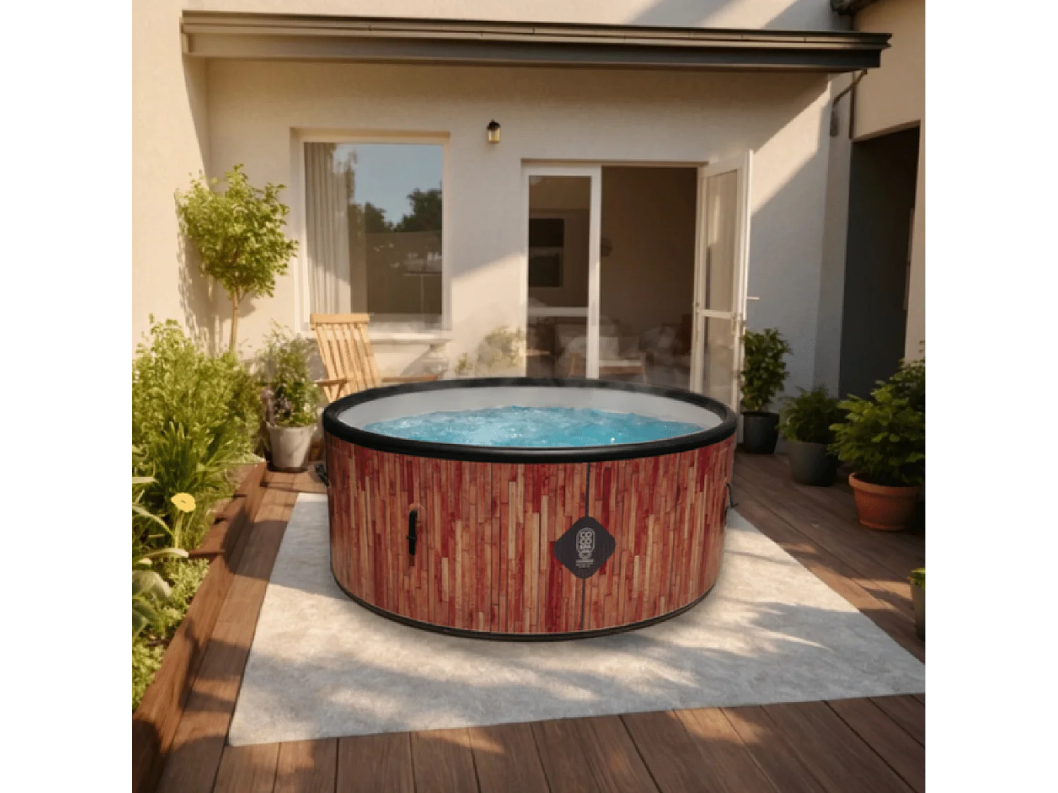 Opblaasbare Spa Exotik Coco Spa  – 180 cm diameter | 1100 liter | 2240 W motor | Tot 6 personen