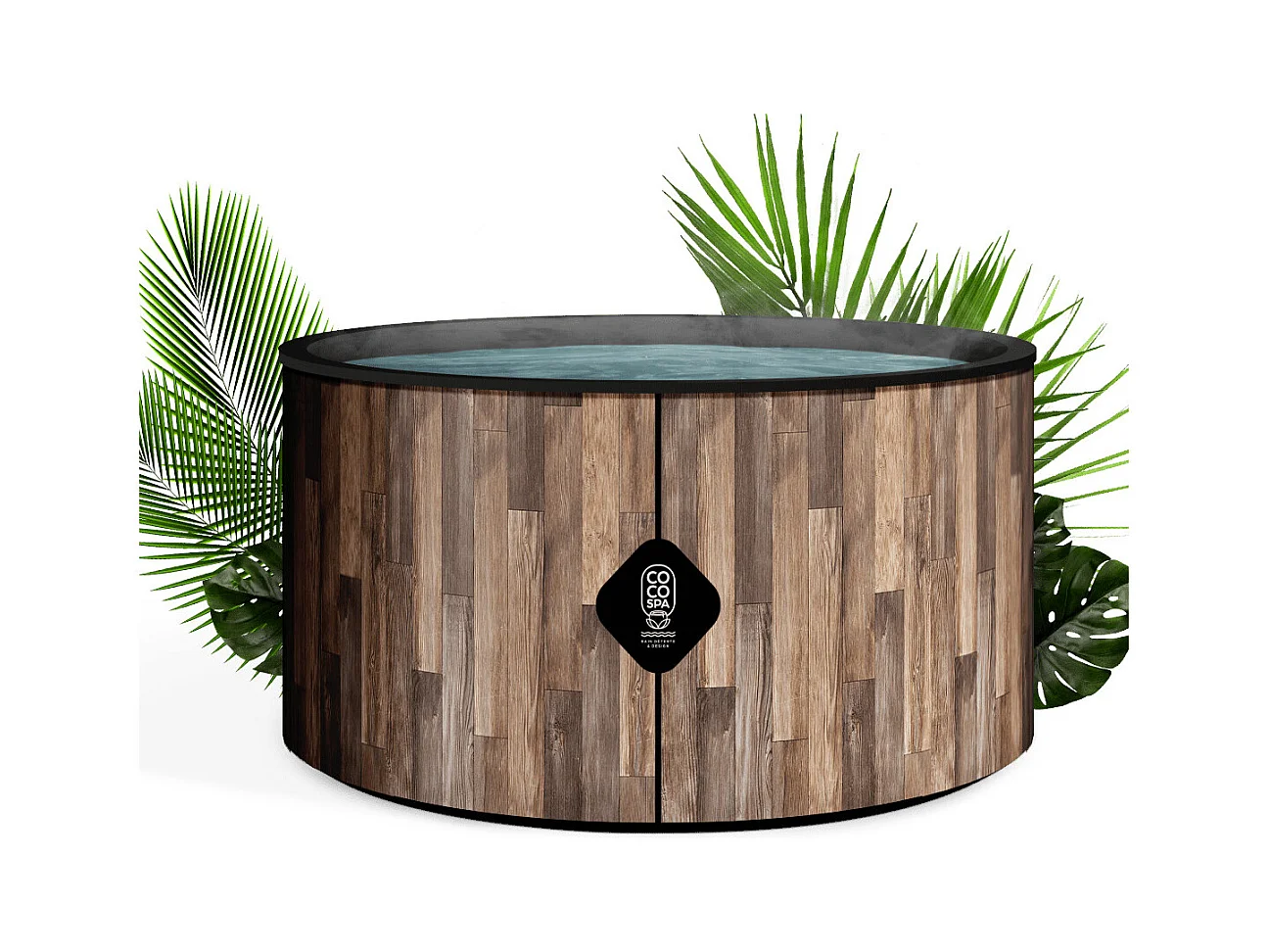 Coco Spa Nordik Spa Gonflable - 150 Cm De Diamètre - 800 Litres - Moteur 2240 W - 2 à 4 personnes