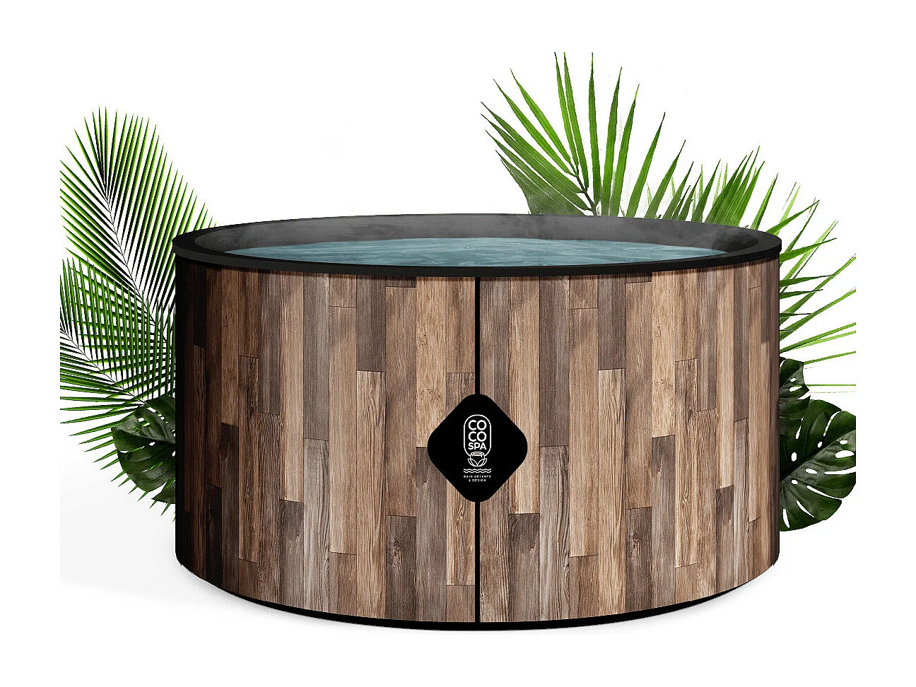 Coco Spa Nordik Spa Gonfiabile – Diametro 150 cm – 800 litri – Motore da 2240 W – Per 2 a 4 persone