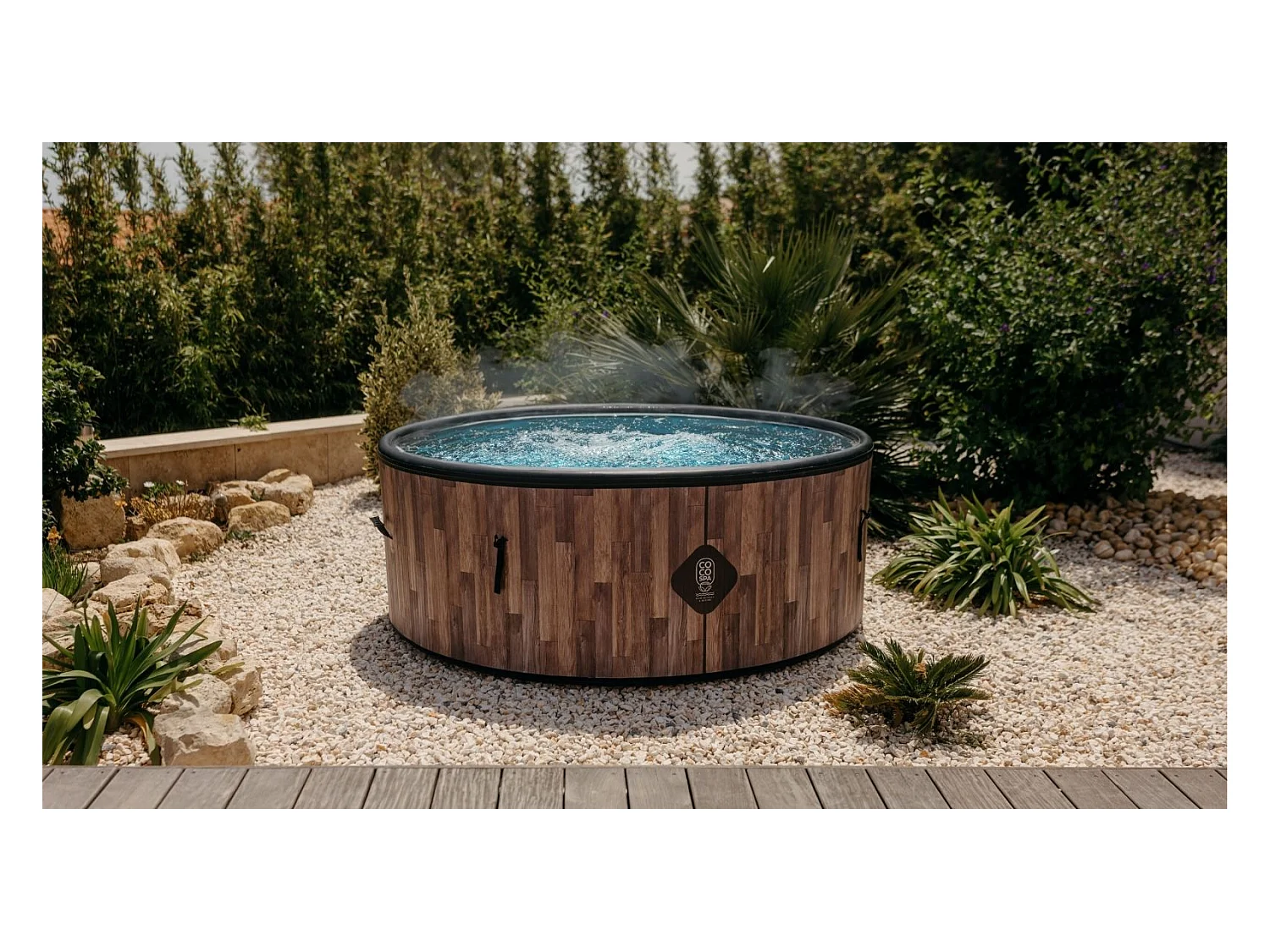 Spa Gonflable Nordik | 180 Cm De Diamètre | 1100 Litres | Moteur 2240 W | Jusqu'à 6 Personnes