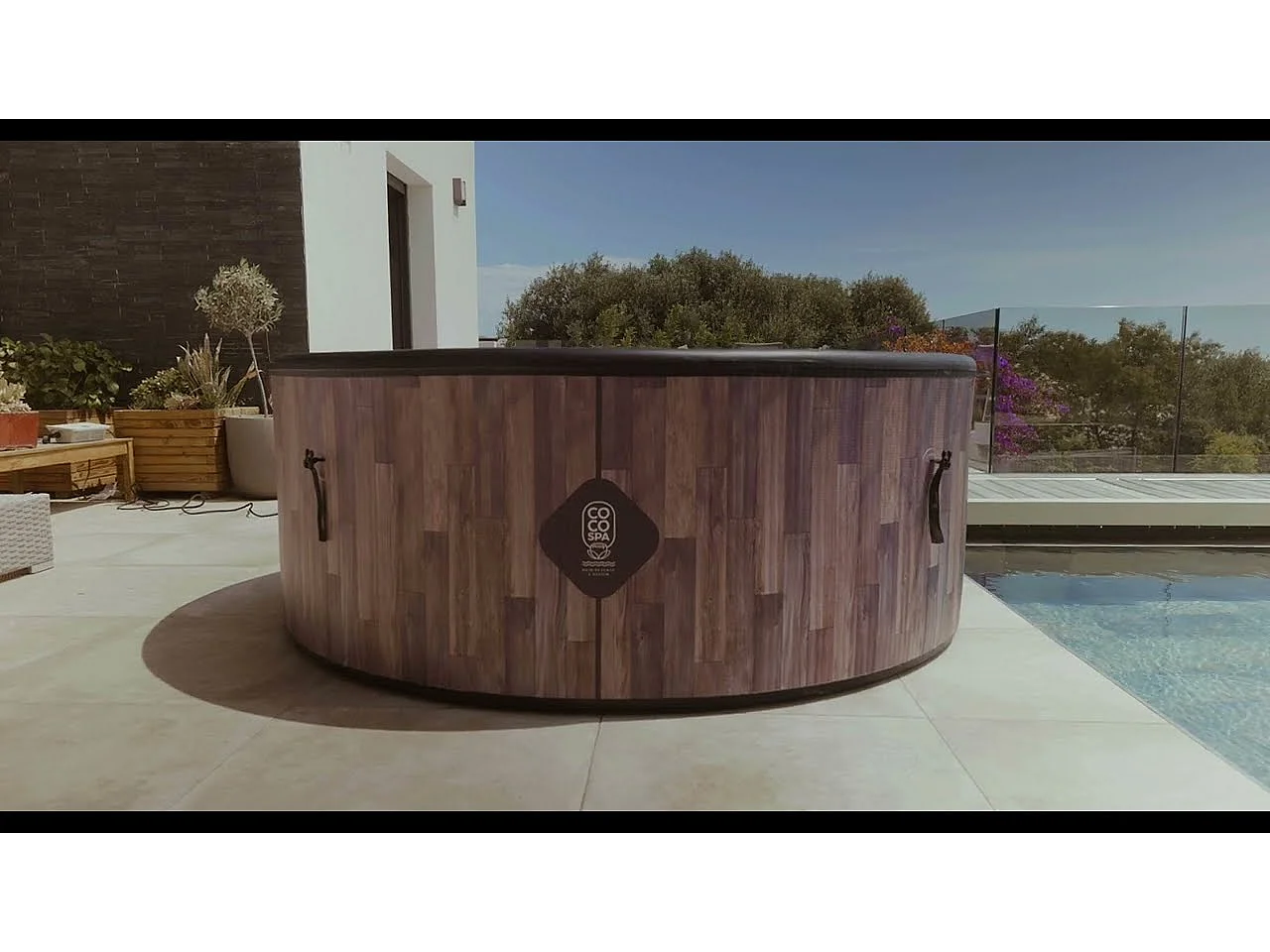 Spa Gonflable Nordik Coco Spa | 180 Cm De Diamètre | 1100 Litres | Moteur 2240 W | Jusqu'à 6 Personnes