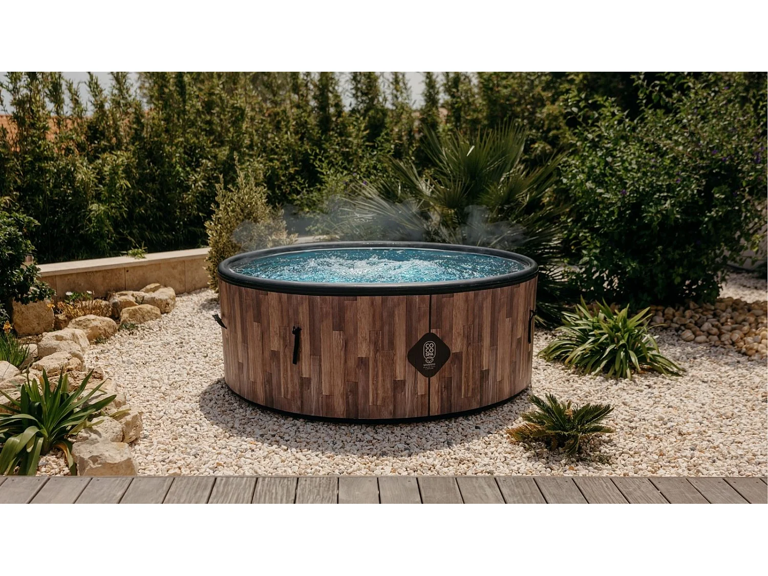 Spa Gonflable Nordik Coco Spa | 180 Cm De Diamètre | 1100 Litres | Moteur 2240 W | Jusqu'à 6 Personnes