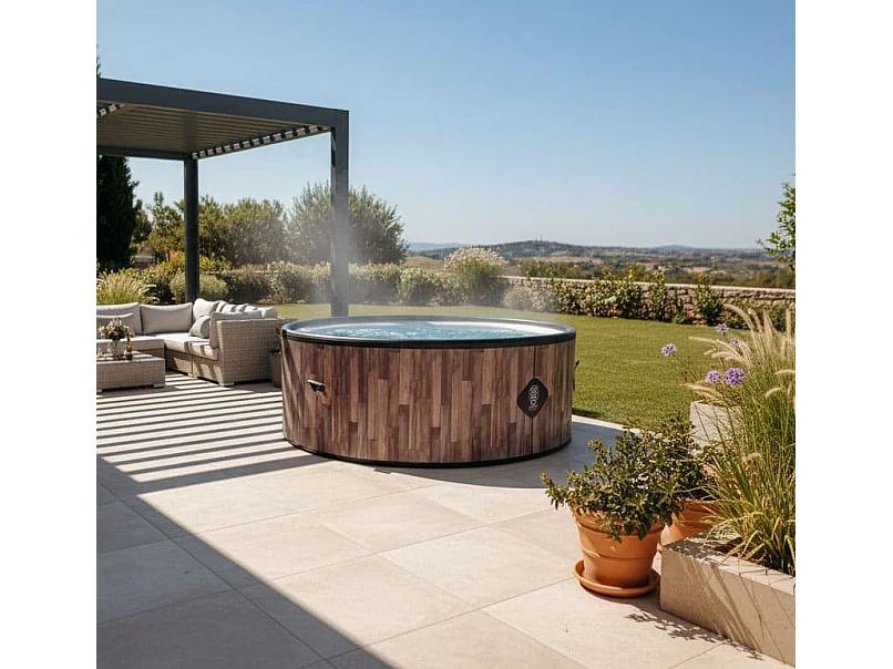 Spa Gonflable Nordik Coco Spa | 180 Cm De Diamètre | 1100 Litres | Moteur 2240 W | Jusqu'à 6 Personnes