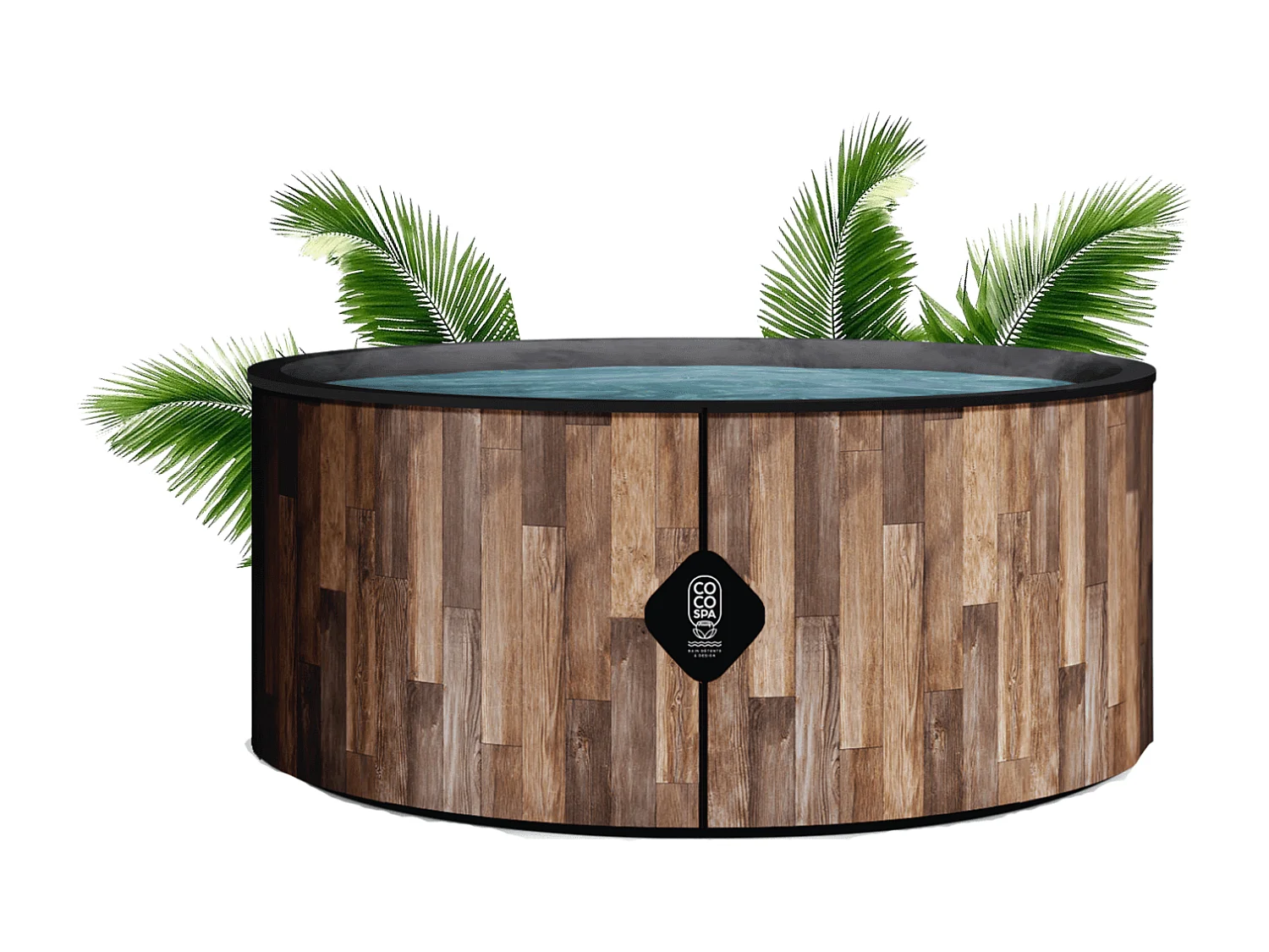 Opblaasbare Spa Nordik Coco Spa  – 180 cm diameter | 1100 liter | 2240 W motor | Tot 6 personen
