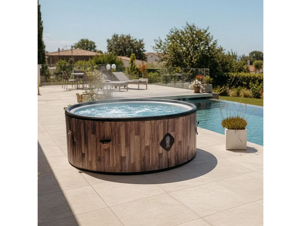 Spa Gonflable Nordik Coco Spa | 180 Cm De Diamètre | 1100 Litres | Moteur 2240 W | Jusqu'à 6 Personnes