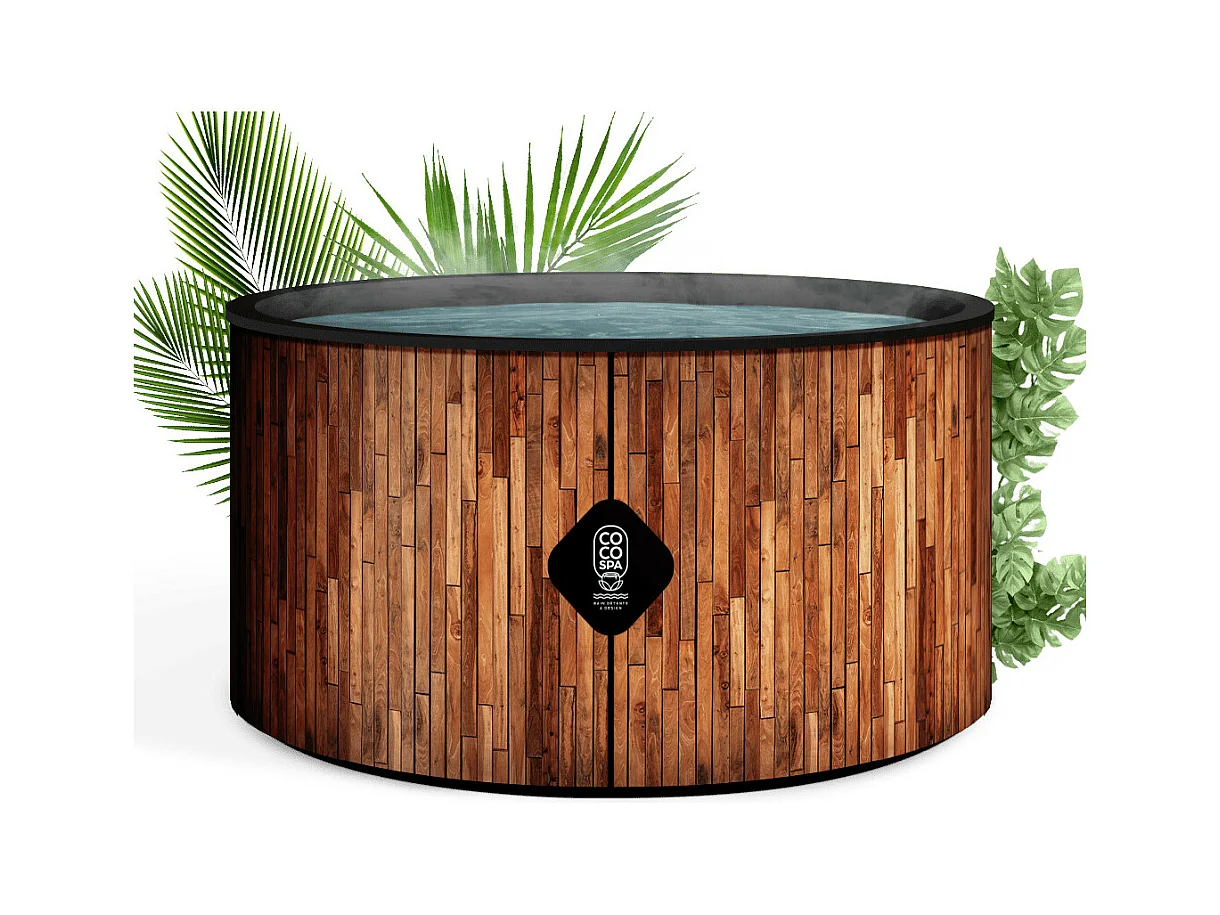Coco Spa Bali Spa Gonflable - 150 Cm De Diamètre - 800 Litres - Moteur 2240 W - 2 à 4 Personnes