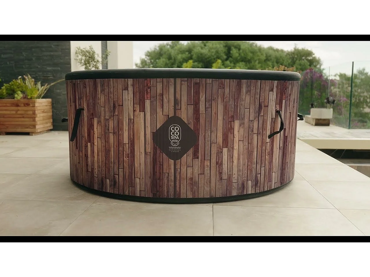 Coco Spa Bali Spa Gonflable - 150 Cm De Diamètre - 800 Litres - Moteur 2240 W - 2 à 4 Personnes