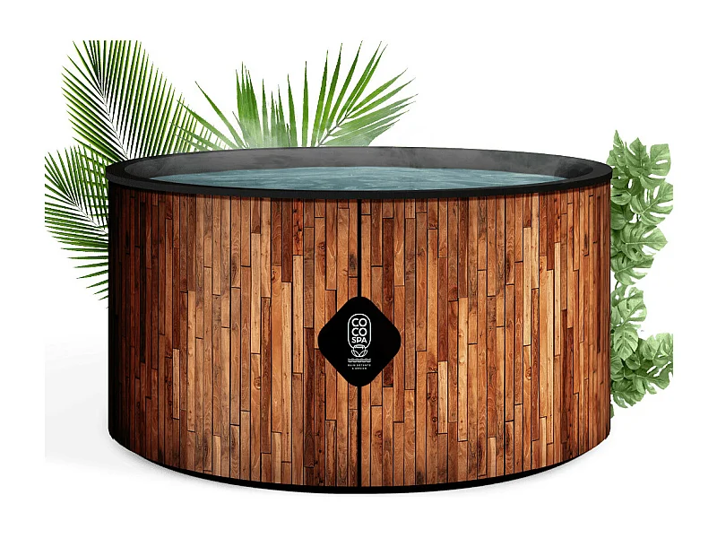 Coco Spa Bali Spa Gonflable - 150 Cm De Diamètre - 800 Litres - Moteur 2240 W - 2 à 4 Personnes