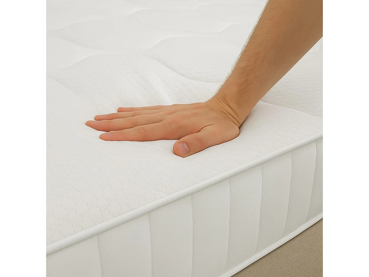 Colchón Viscoelástico Reversible medida 90 X 200 Grosor de 20 cm de Espuma Soft Ad para Invierno y Verano, con Firmeza Alta y Indeformable