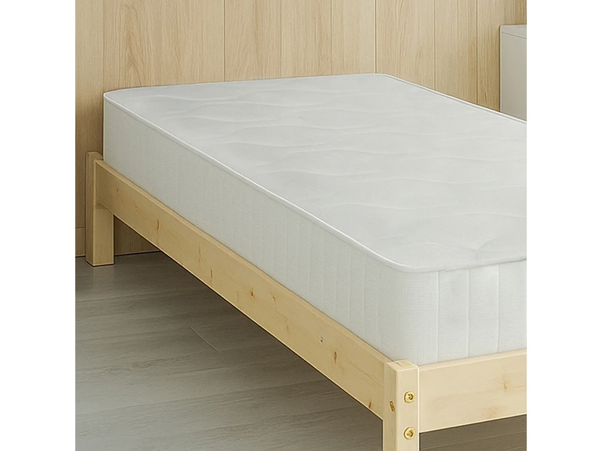 Colchón Viscoelástico Reversible medida 90 X 200 Grosor de 20 cm de Espuma Soft Ad para Invierno y Verano, con Firmeza Alta y Indeformable