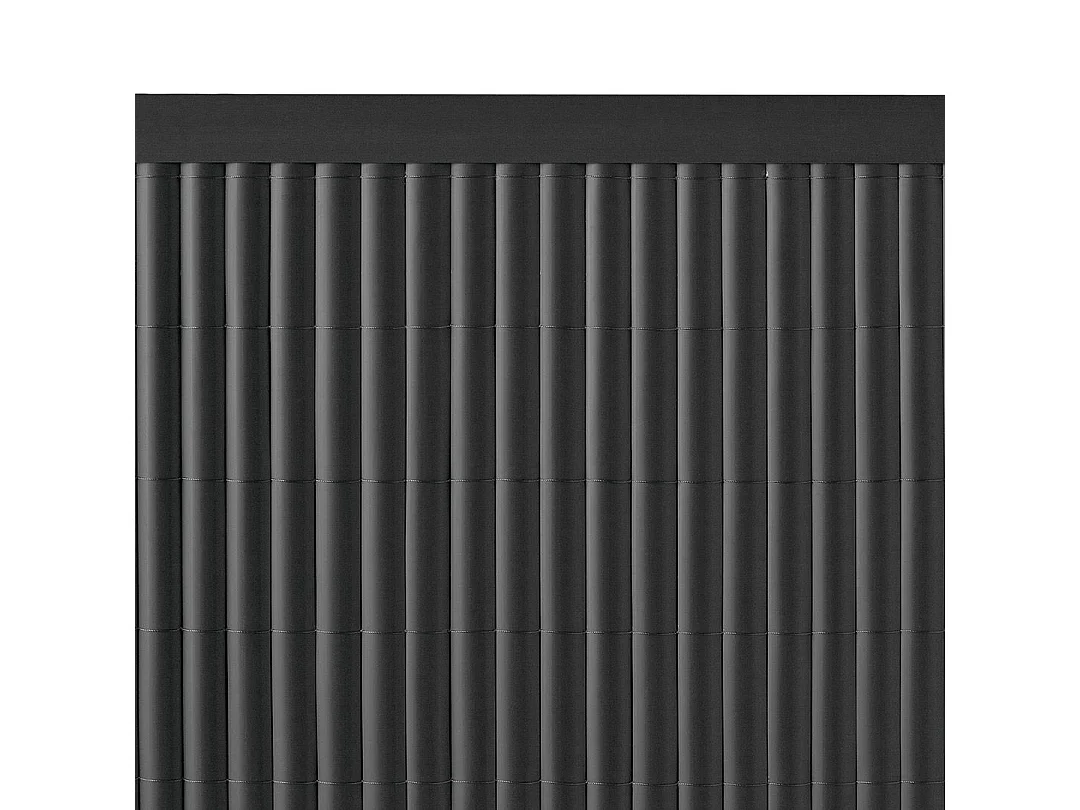 Perfil remate u cañizo pvc 150 cm antracita