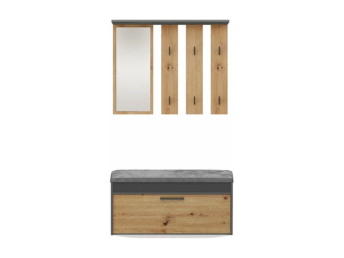 Penderie Parma ANTRACITE ARTISAN