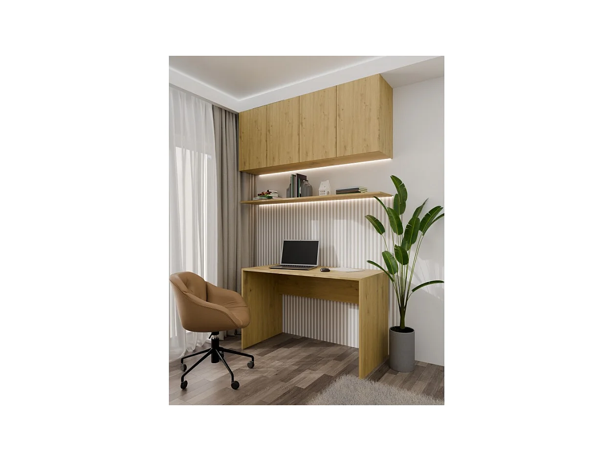 Biurko Plus | Artisan | 120x50x76 | Funkcjonalne Nowoczesne Biurko