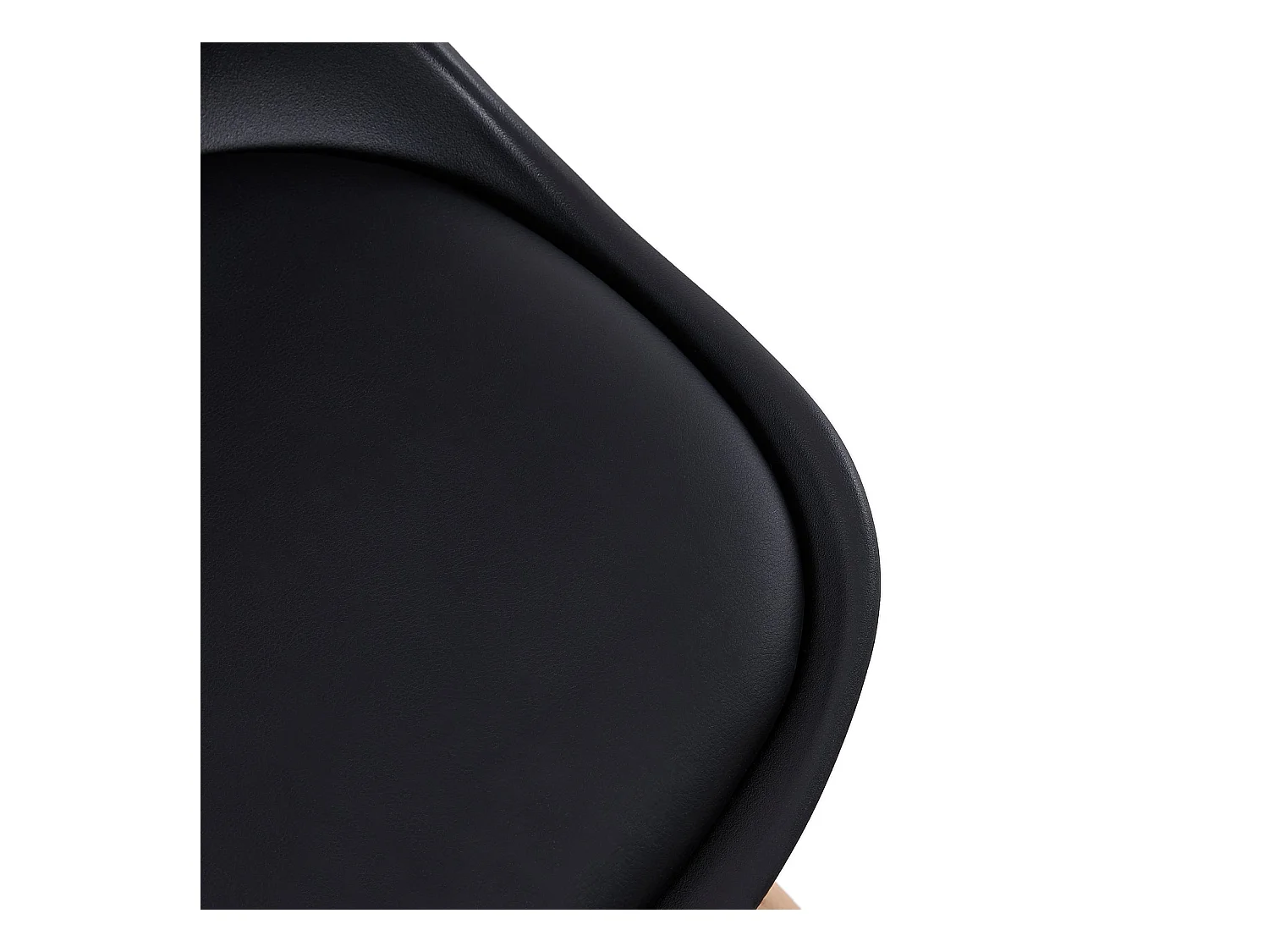 Set di 6 Sedie Scandinave Nere per Sala da Pranzo - Comode e Resistenti