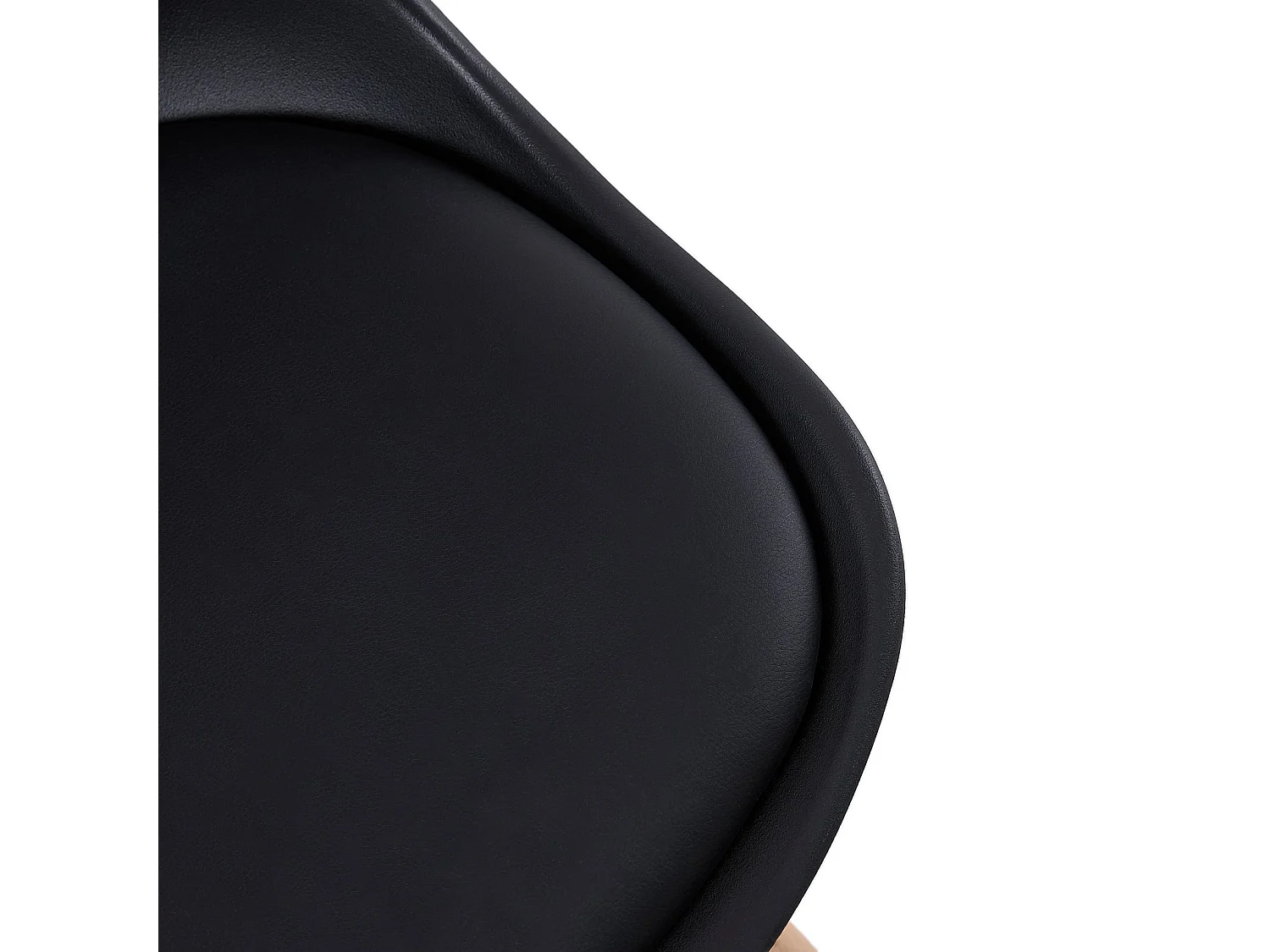 Lot de 6 Chaises Scandinaves pour Salle à Manger - Noir