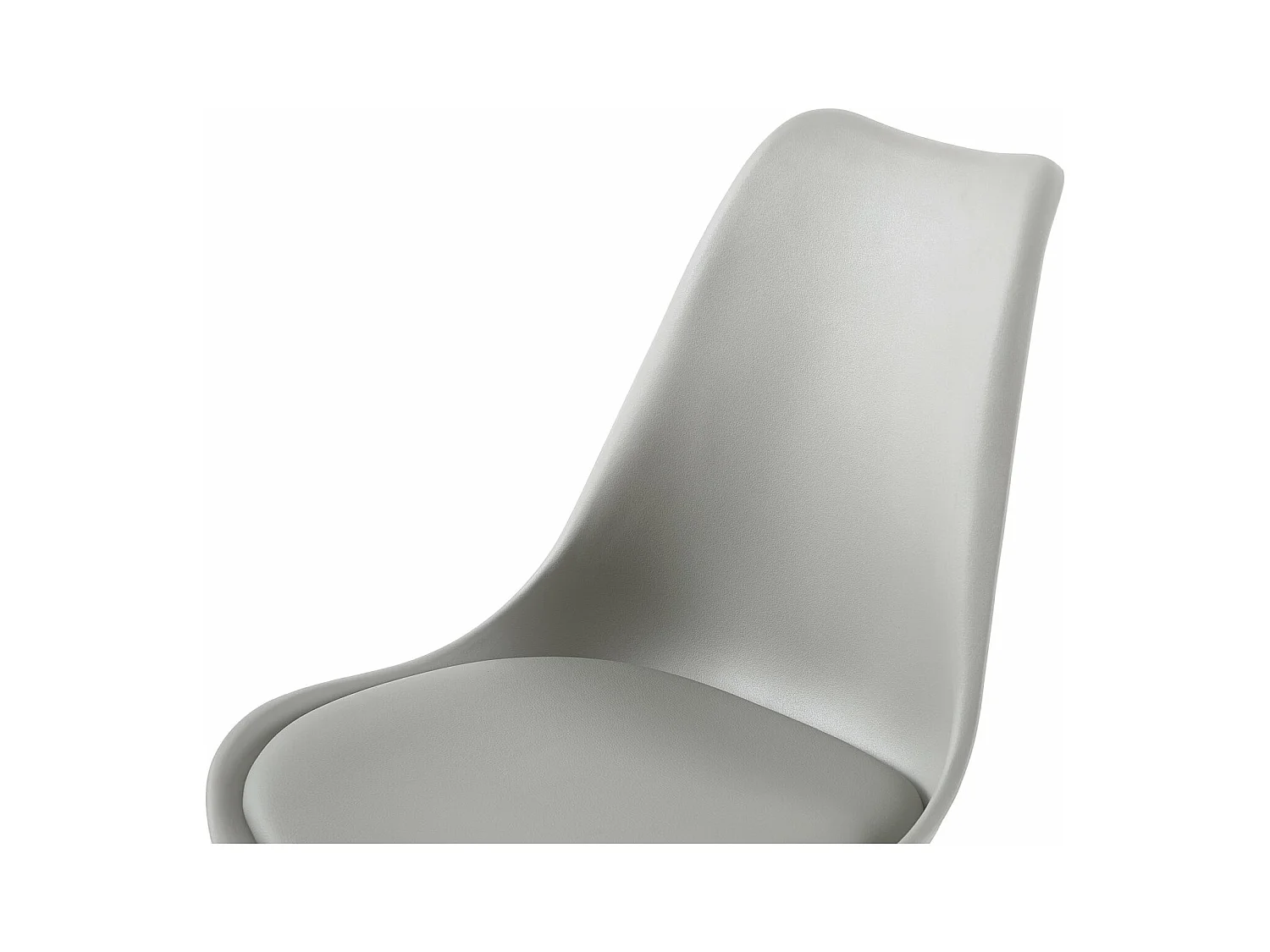 Set van 6 Grijze Scandinavische Stoelen voor Eetkamer - Comfortabel en Elegant