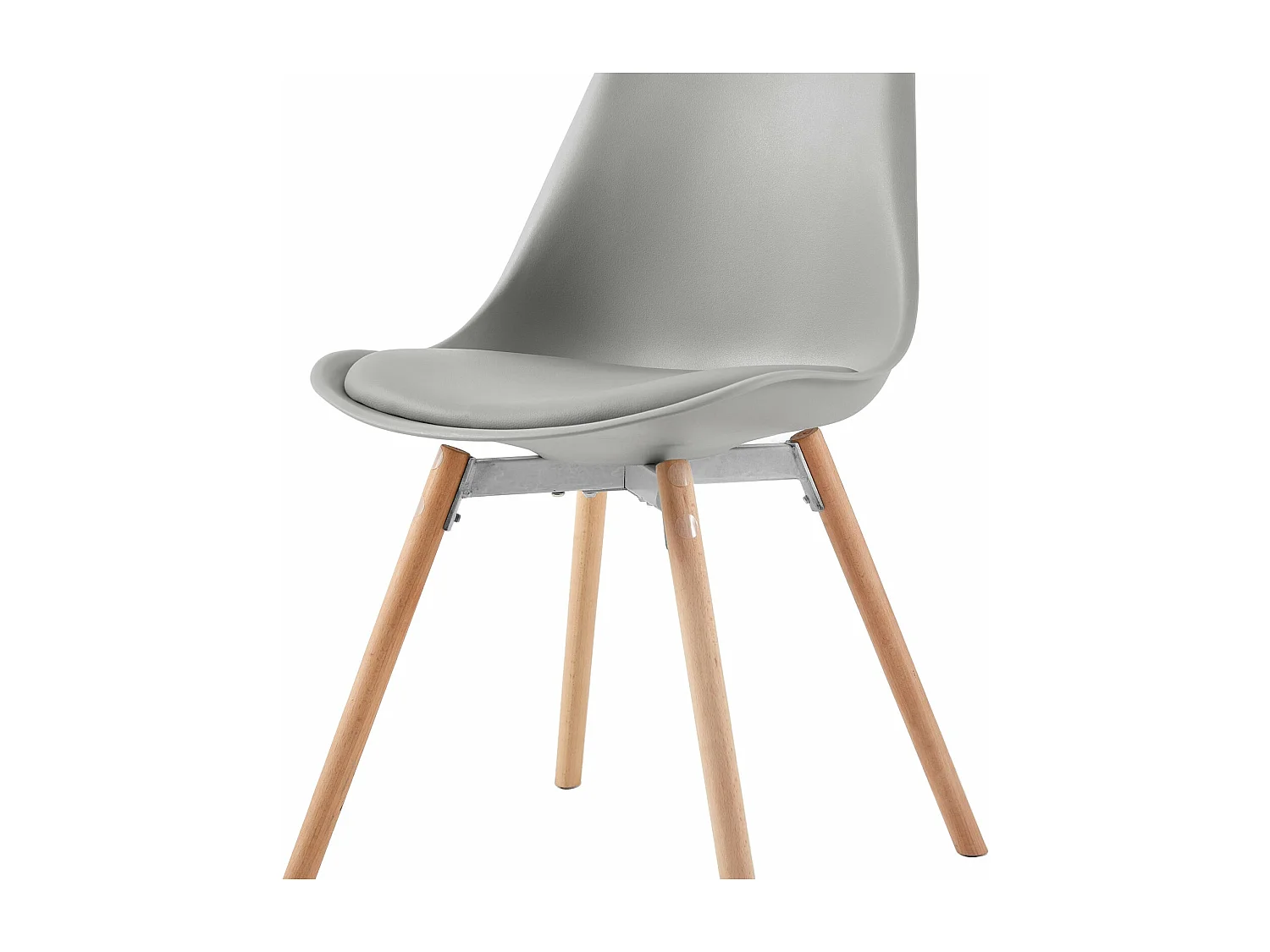 Lot de 6 Chaises Scandinaves pour Salle à Manger - Gris