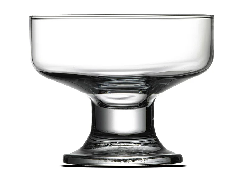 Lot de 24 Coupes à glace avec pieds, verres à dessert fruit- 25.5 cl. -JUANIO-