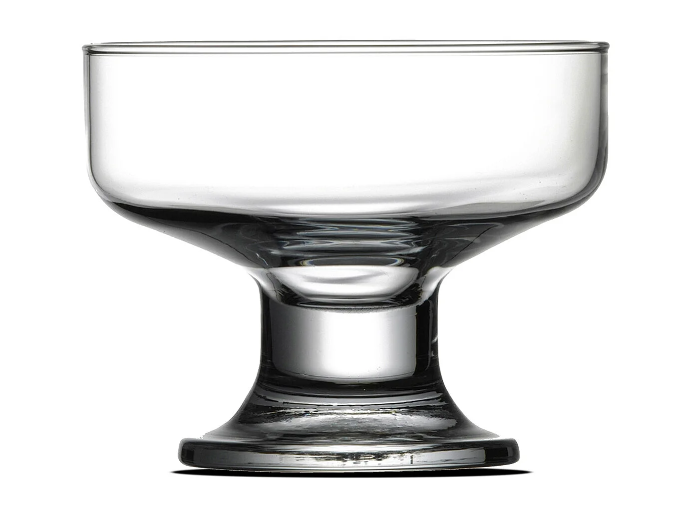 Lot de 24 Coupes à glace avec pieds, verres à dessert fruit- 25.5 cl. -JUANIO-