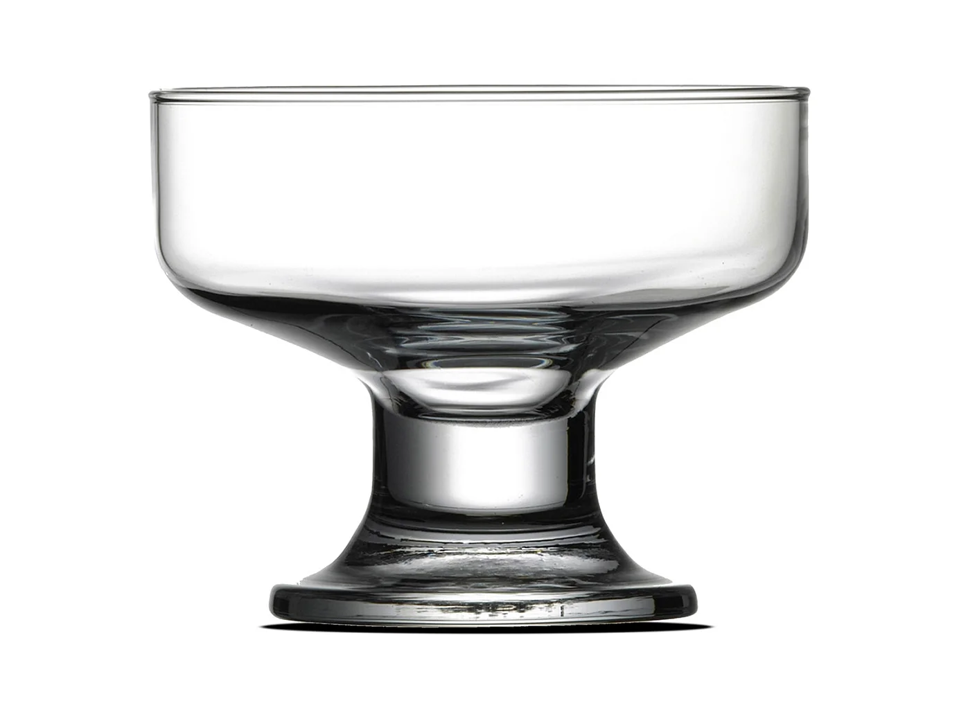 Lot de 12 Coupes à glace avec pieds, verres à dessert fruit- 25.5 cl. -JUANIO-