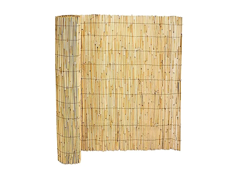 Canisse en bambou, clôture de jardin, couverture de protection contre le vent et le soleil - Longueur 500 x Profondeur 150 cm