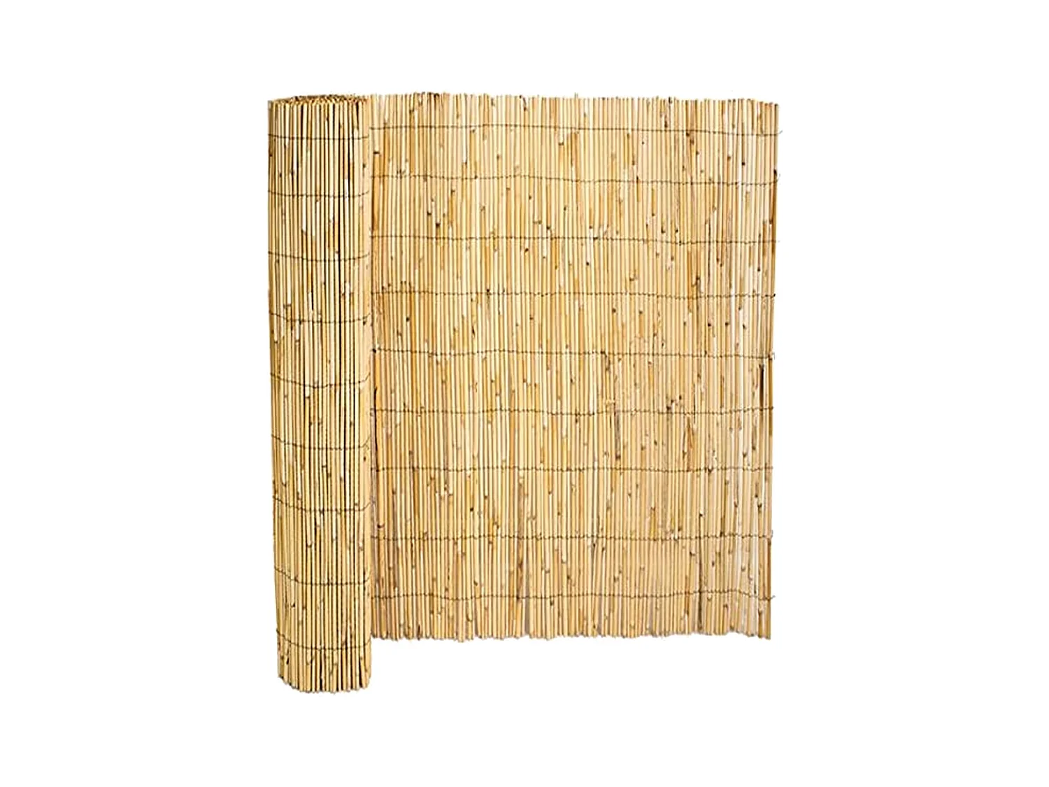 Canisse en bambou, clôture de jardin, couverture de protection contre le vent et le soleil - Longueur 500 x Profondeur 150 cm