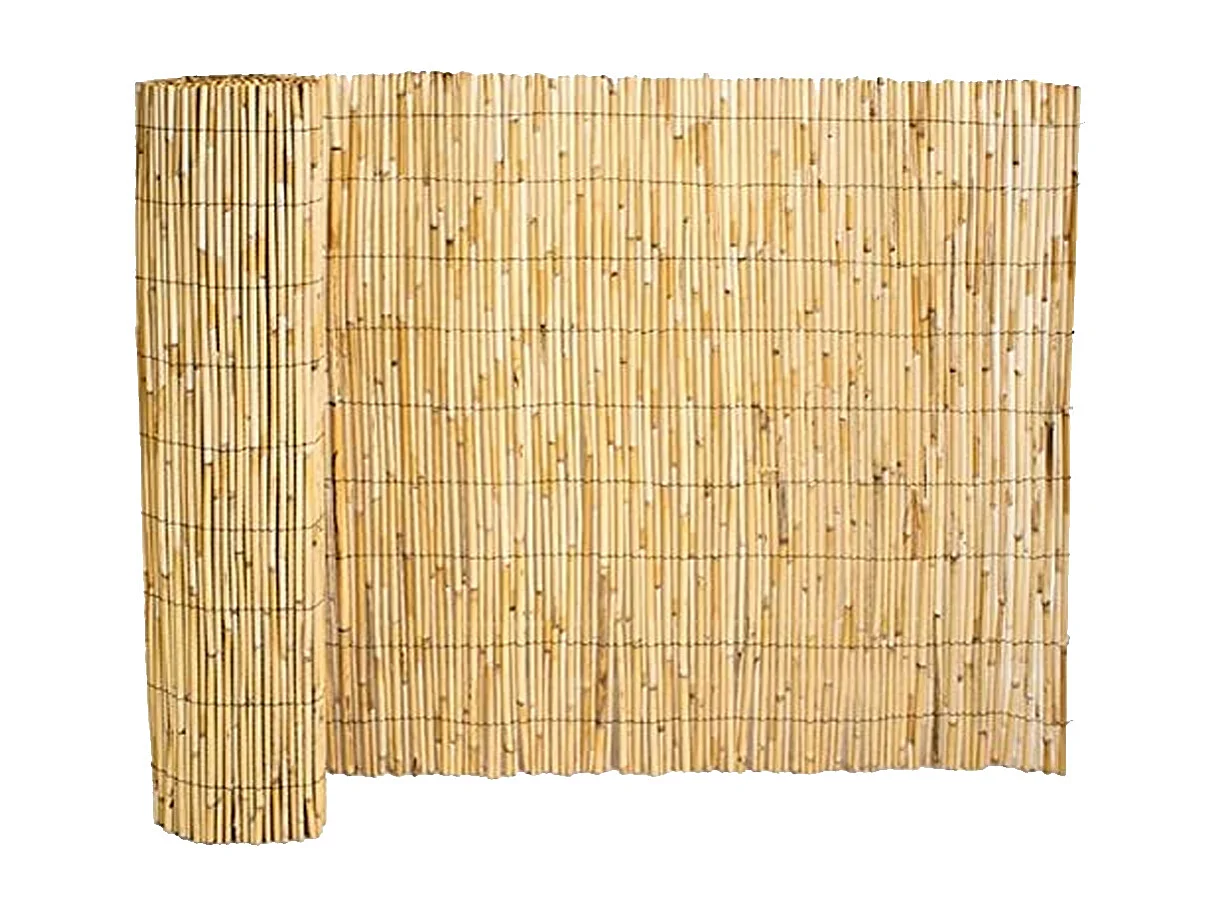 Canisse en bambou, clôture de jardin, couverture de protection contre le vent et le soleil - Longueur 500 x Profondeur 100 cm -JUANIO-