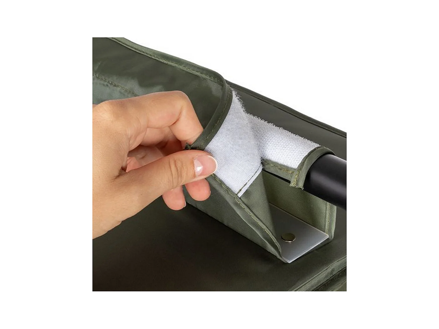 Lot de 6 étagère souple à suspendre, organisateur suspendu de placard, rangement avec 7 compartiments - Longueur 30 x Profondeur 15 x Hauteur 105 cm