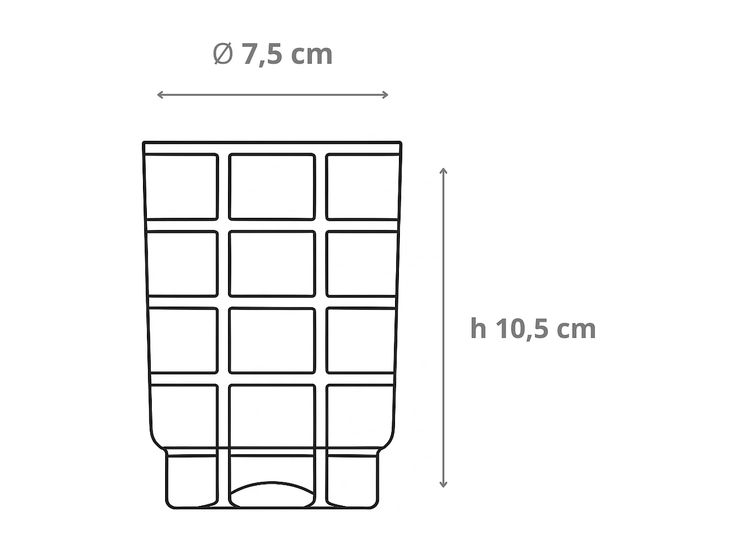 Zafferano Twiddle - Set mit 6 farbigen Gläsern aus geblasenem Glas, 35 cl - handgefertigte Trinkgläser mit weißem Dekor, spülmaschinenfest