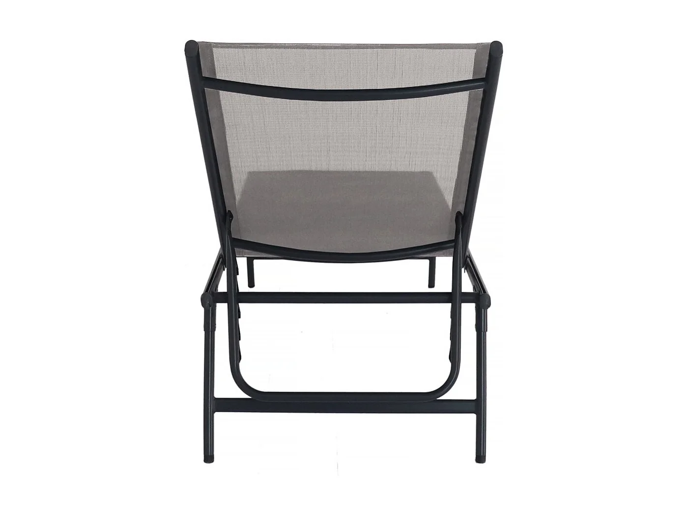 2er-Set Sonnenliegen aus Metall "Sublima" – 180 x 54 x 104 cm – Taupe